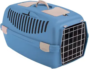 Pet carrier ZOLUX Stefanplast Gulliver 3 with metal door, blue