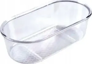Bird Bath Panama Pet PP-50060, transparent plastic, 15 × 7.5 × 4.5 cm