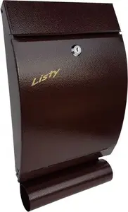 Mailbox No name SKL A4WT 137 brown for A4 mail and documents
