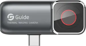 Thermal imaging camera Guide M2SA — 256×192 px sensor, -20–150 °C, 25 Hz, autofocus, graphite, metal housing