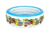 Inflatable Play Pool Hipo 3-Ring Ø1.96m H53cm Photo 3