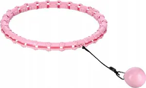 Hula Hoop HMS HHW11 Plus Size — light pink, with protrusions and weights