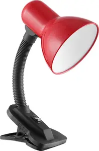 Galda lampa ORNO DL-3/R sarkana — galda lampa, kompakta, modelis DL-3/R