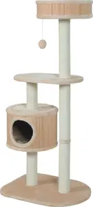 Cat Scratching Post ZOLUX BAMBOO 3-column beige 127 cm