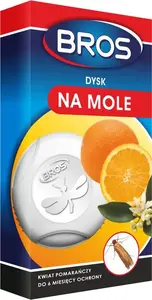 Moth Repellent Disc BROS "Kwiat pomarańczy" — scented disc for wardrobe and storage