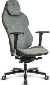 Игровое кресло Quersus ICOS.1.1 Army Green — эргономичное кресло с регулировкой подлокотников и спинки