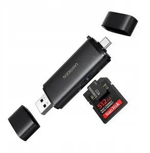 Card reader UGREEN CM803 USB-C/USB-A 2-in-1 — SD + microSD, up to 312 MB/s