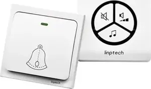 Bezvadu durvju zvans Linptech Linbell G1 — bezbateriju zvana ierīce, bezvadu raidītājs, modelis 22235