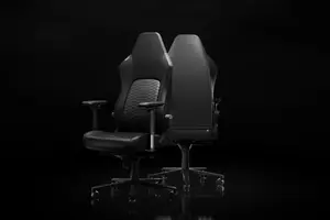 Игровое кресло Razer Iskur V2 NewGen с мягким сиденеем стальным каркасом подголовником подлокотниками и максимальным весом пользователя 136 кг черного цвета