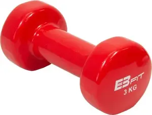 Гантель EB FIT VDB виниловая 1 x 3 кг — одна гантель для домашних тренировок