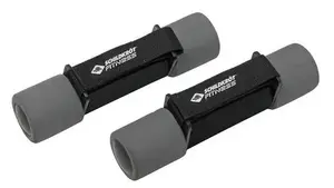 Фиксированные гантели Schildkröt Fitness 960009 — по 1 кг, антрацит, набор 2 шт.