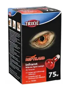 Trixie lamp 75 W model TX-76096 — 75 W incandescent/heat lamp, Ø 6.3 cm, height 100 mm, 1 pc