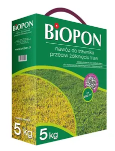 Гранулированное удобрение для газона BIOPON B1175 1 кг — против пожелтения