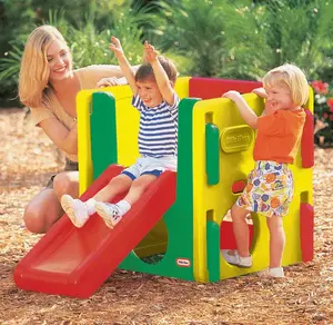 Игровой комплекс Little Tikes Junior Activity Gym — от 1,5 лет, 769.9×1300×760 мм, 14,7 кг, зелёный/красный/жёлтый