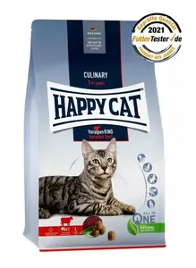 Сухой корм для кошек happy cat Culinary Adult Voralpen-Rind, говядина, 10 кг
