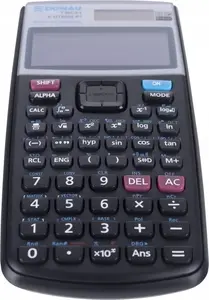 Scientific Calculator Donau TECH with 417 Functions, Size 164×84×19 mm, Black