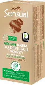 Крем для депиляции лица Joanna Sensual Vegan 20 г — средство для удаления волос на лице