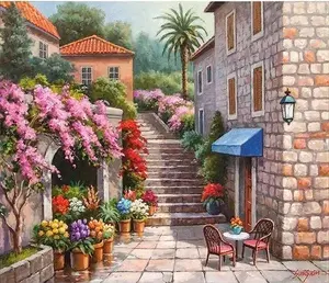 Diamond Painting Kit Norimpex Mozaika 5D — Landscape 40x30 cm