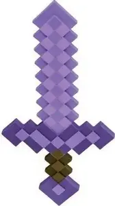Toy Sword GoDan Miecz Enchanted Purple – licensed Minecraft collectible, plastic role-play accessory