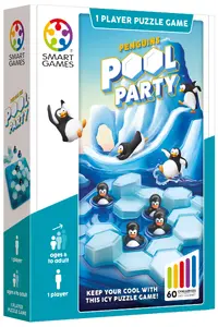 Настольная игра Smart Games Penguins Pool Party — логическая головоломка, для одного игрока, 6–99 лет