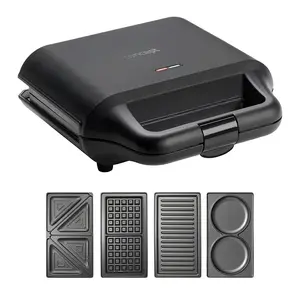 Sandwich maker Concept Solution SV3055 — 700 W, 2 sandwiches, black, plastic housing