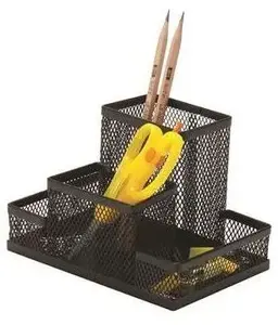 Desk organizer Q-Connect KF15112 — 4 compartments, black