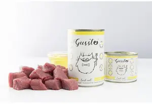 Wet cat food GUSSTO Karma w puszcze dla kota z cielęciną Fresh Calf 400g
