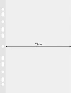 Document Sleeves Donau A4 Polypropylene 120 µm, Crystal Clear, Extended