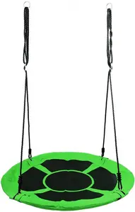 Садовые качели-гнездо для детей Funfit 100 см — круглое подвесное сиденье