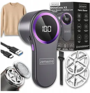Fabric Shaver (Lint Remover) No name — Electric, Rechargeable with USB‑C, Mains Operation