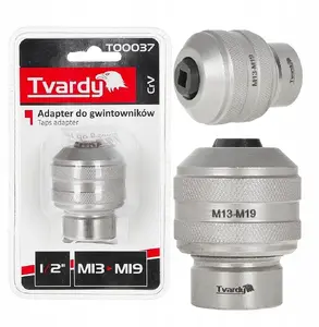 Threading Die Adapter Tvardy 1/2"  M13–M19 CrV for Threading Dies