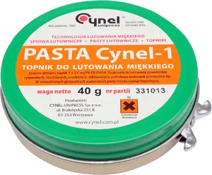 Паста для пайки CYNEL 40 г (модель 76835) — флюс для пайки и ремонта электроники