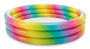 Inflatable kiddie pool Intex 58449 — round vinyl pool, 581 L capacity, multicolour, from 2 years