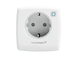 Smart plug Homematic IP HMIP-PS-2, 3680 W, wireless, indoor, 230 V, white