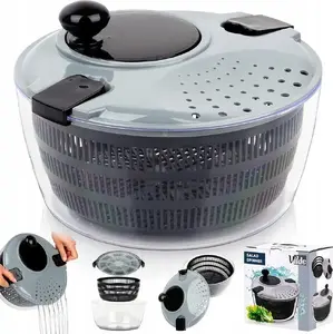 Salad Spinner Vilde manual 26 x 24.5 x 16.5 cm, durable hand-operated salad dryer