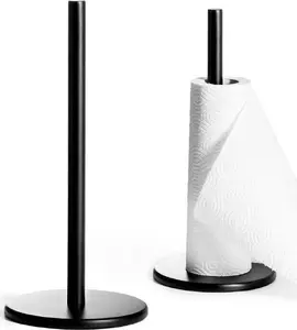 Paper Towel Holder ORION metal kitchen stand, black