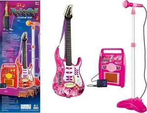 Acoustic-Electric Guitar LEAN Sport 1730 — with Pickup and Microphone, Pink