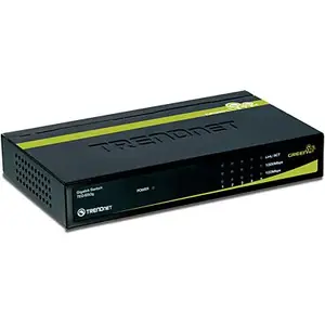 Коммутатор TRENDnet TEG-S50G — неуправляемый 5-портовый гигабитный RJ-45, таблица MAC 4000 записей