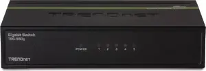 Pārslēdzējs TRENDnet TEG-S50G — nevadāms 5 portu Gigabit RJ-45, MAC tabula 4000 ierakstu