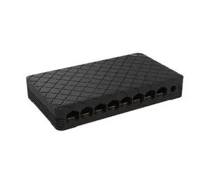 Unmanaged Gigabit Ethernet Switch Reyee RG-ES08G-L — 8× RJ-45 10/100/1000, 16 Gbit/s, 4000 MAC, wall-mountable, black