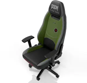 Spēļu krēsls noblechairs LEGEND DOOM The Dark Ages Edition - PU āda, augsta atzveltne, ergonomisks