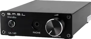Integrated Stereo Amplifier SMSL Black SA-160