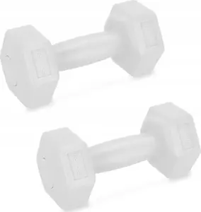 Sešstūru hanteles NoNe Spokey MONSTER 2x 1 kg — kompaktas neoprēna rokassvara