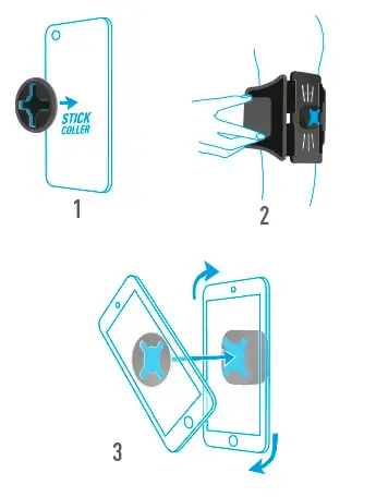 Armband phone case Triton U.FIX RUN KIT Photo 4
