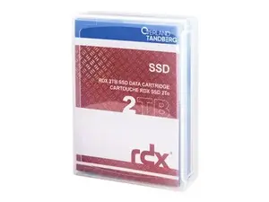 RDX cartridge Tandberg 2 TB SSD O-T, media type RDX, dimensions 87×119×23 mm, 1 pc