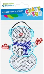 Craft with Fun decorative crystal embellishments mosaic balls set CFBN431 — assorted white beads for crafting