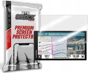 Hybrid tempered screen protector GrizzGlass for Garmin dezl LGV610 — GrizzGlass model GRZ4169