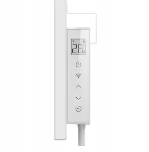 Electric infrared radiator Thermoval FIR Crystal 520 — 520W, panel 600×900×50 mm