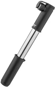 Hand Pump Lezyne Scope Apogee (Presta/Schrader), 120 psi / 8.3 bar, 220 mm, CNC, Silver-Black