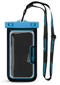 Mobile phone pouch case Tech‑Protect SEAWAG NEXTB2 for devices up to 17.3 cm (6.8") — Black/Blue